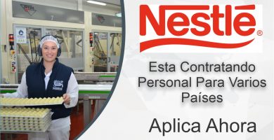 Nestle ofrece empleo